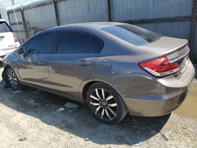 19XFB2F5XFE297863 - 2015 HONDA CIVIC LX GRAY photo 2