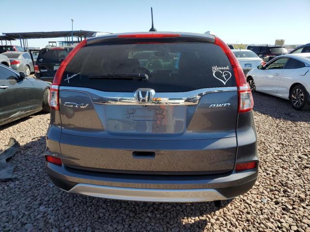 2HKRM4H75FH613229 - 2015 HONDA CR-V EXL GRAY photo 6