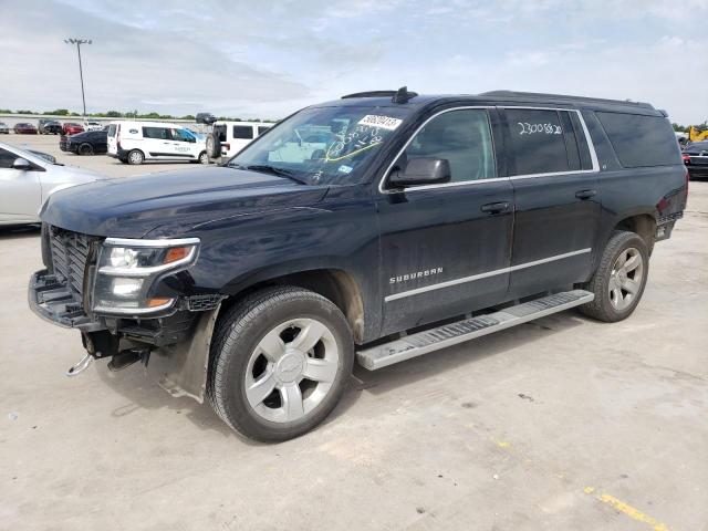 1GNSCHKC2HR388224 - 2017 CHEVROLET SUBURBAN C1500 LT BLACK photo 1