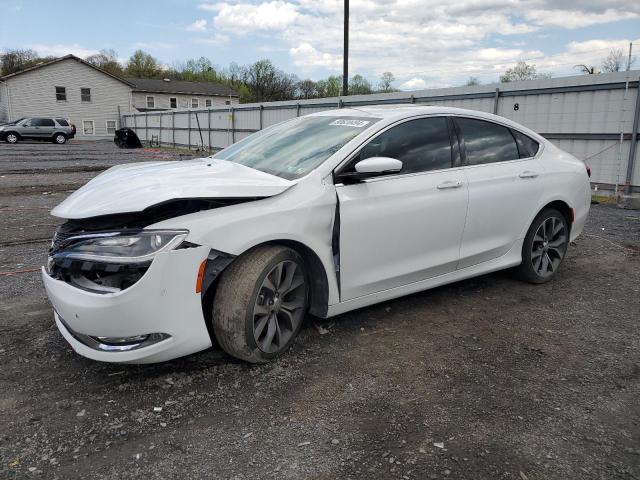 1C3CCCEG3FN542804 - 2015 CHRYSLER 200 C WHITE photo 1