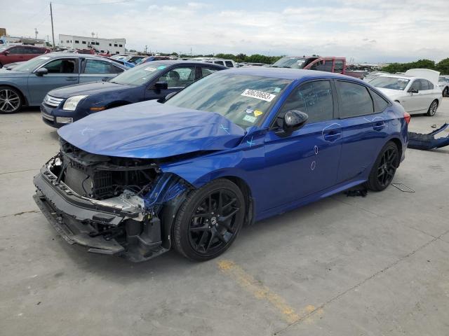 2HGFE2F56NH558028 - 2022 HONDA CIVIC SPORT 蓝色 照片 1