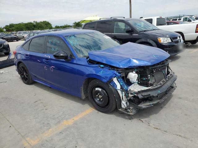 2HGFE2F56NH558028 - 2022 HONDA CIVIC SPORT 蓝色 照片 4