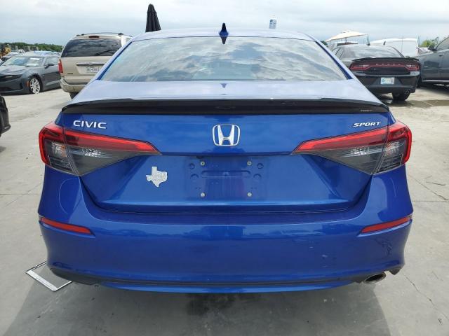 2HGFE2F56NH558028 - 2022 HONDA CIVIC SPORT 蓝色 照片 6