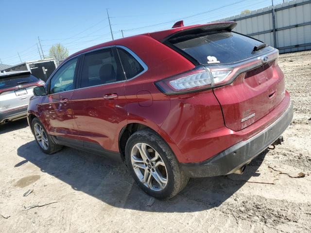 2FMPK3K99GBB45046 - 2016 FORD EDGE TITANIUM RED photo 2