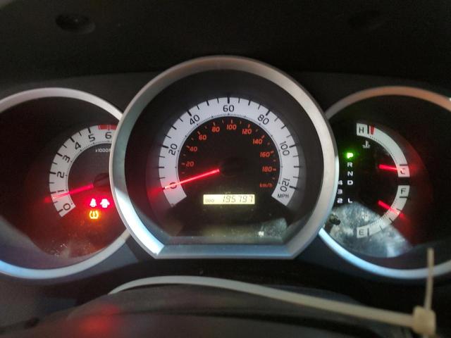 5TFJU4GN1DX029893 - 2013 TOYOTA TACOMA DOUBLE CAB PRERUNNER SILVER photo 9