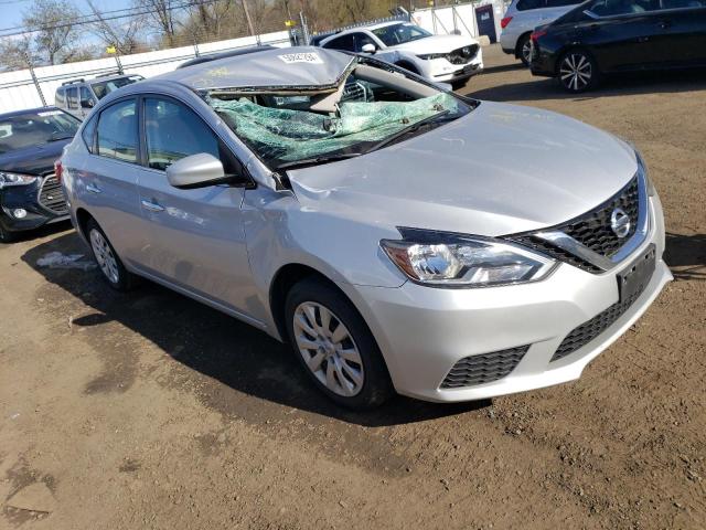 3N1AB7AP5KY385411 - 2019 NISSAN SENTRA S SILVER photo 4