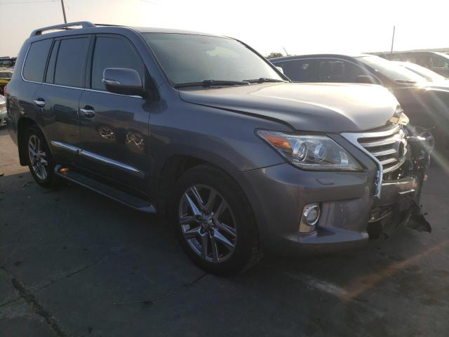 JTJHY7AX9E4159984 - 2014 LEXUS LX 570 GRAY photo 4