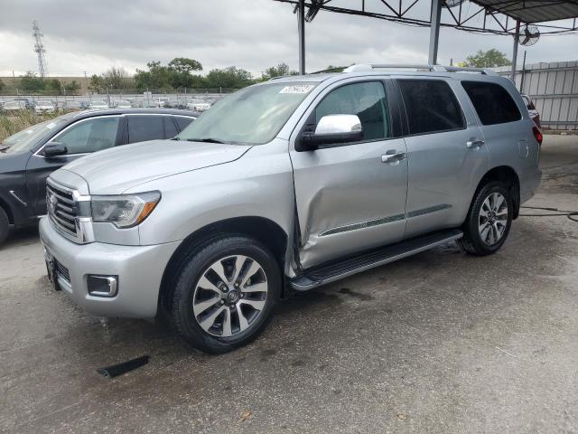 5TDFY5A13NS076436 - 2022 TOYOTA SEQUOIA LIMITED SILVER photo 1