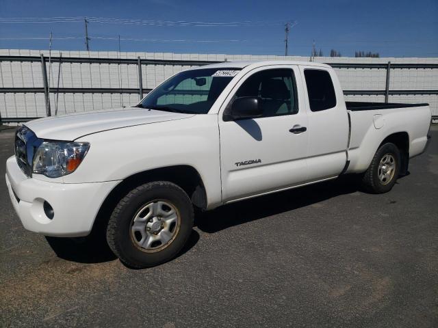 5TETX4CN8AZ678715 - 2010 TOYOTA TACOMA ACCESS CAB WHITE photo 1