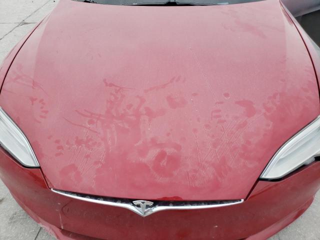 5YJSA1E29KF347384 - 2019 TESLA MODEL S RED photo 11
