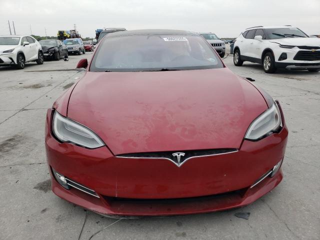 5YJSA1E29KF347384 - 2019 TESLA MODEL S RED photo 5
