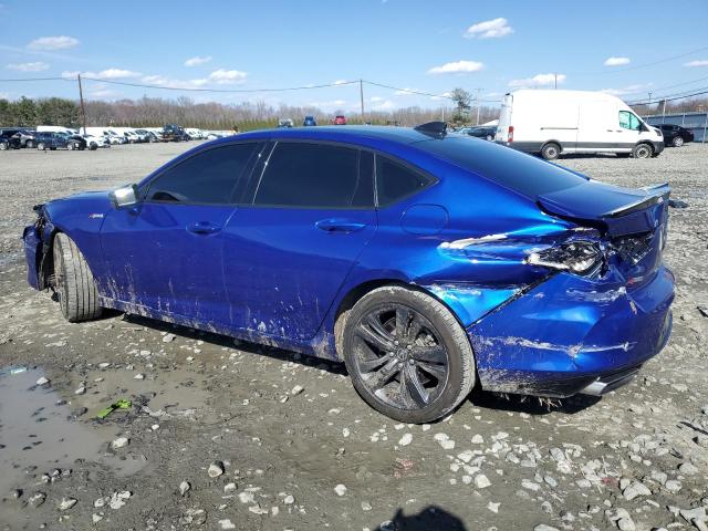 19UUB5F56MA013302 - 2021 ACURA TLX TECH A BLUE photo 2