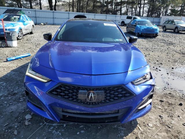 19UUB5F56MA013302 - 2021 ACURA TLX TECH A BLUE photo 5