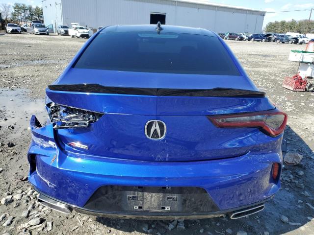 19UUB5F56MA013302 - 2021 ACURA TLX TECH A BLUE photo 6