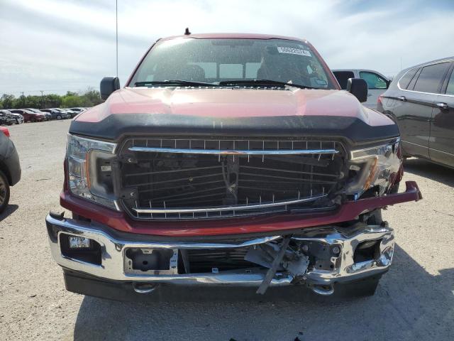 1FTEW1EG0JKD03947 - 2018 FORD F150 SUPERCREW RED photo 5