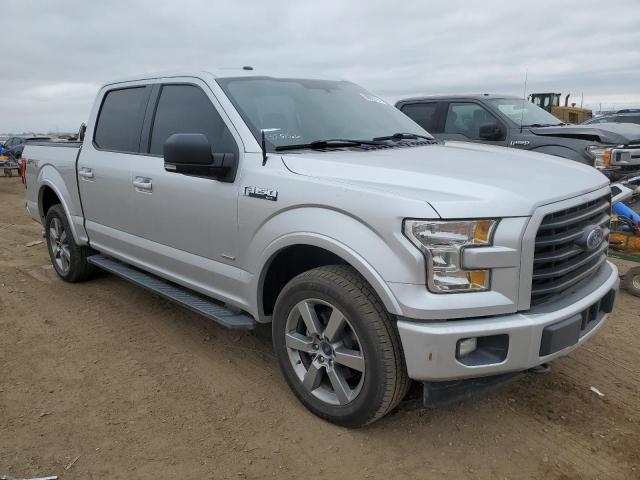 1FTEW1EP6HFA85418 - 2017 FORD F150 SUPERCREW SILVER photo 4