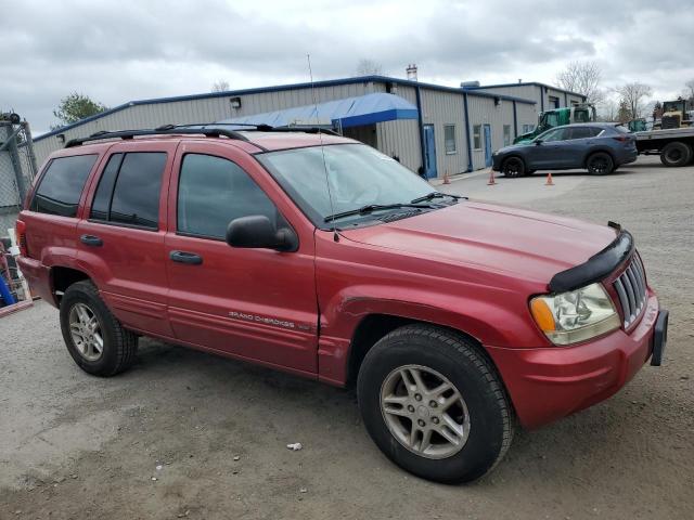 1J8GW48NX4C104674 - 2004 JEEP GRAND CHER LAREDO RED photo 4