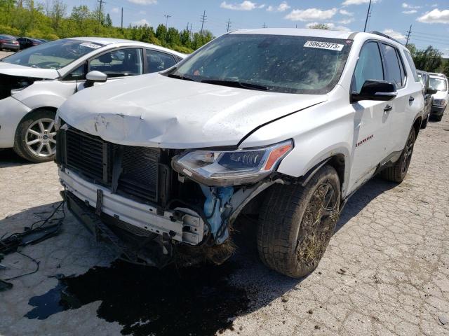 1GNEVKKW8KJ129192 - 2019 CHEVROLET TRAVERSE PREMIER WHITE photo 1