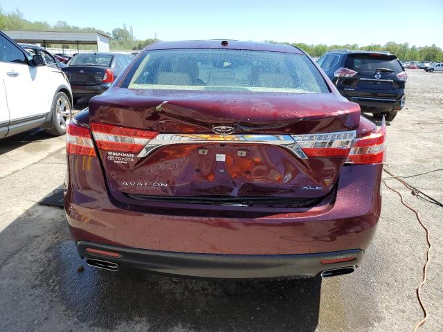 4T1BK1EB2DU068930 - 2013 TOYOTA AVALON BASE 栗色 照片 6