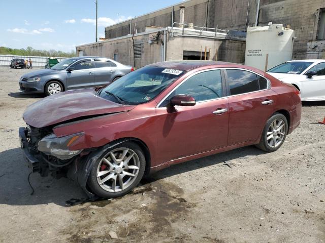 1N4AA5APXAC849441 - 2010 NISSAN MAXIMA S RED photo 1