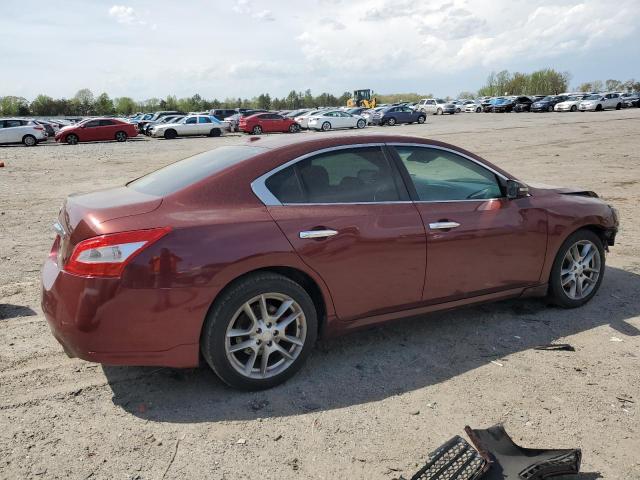 1N4AA5APXAC849441 - 2010 NISSAN MAXIMA S RED photo 3