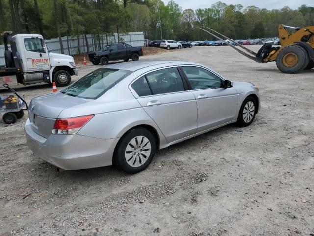 1HGCP2F34AA114246 - 2010 HONDA ACCORD LX SILVER photo 3