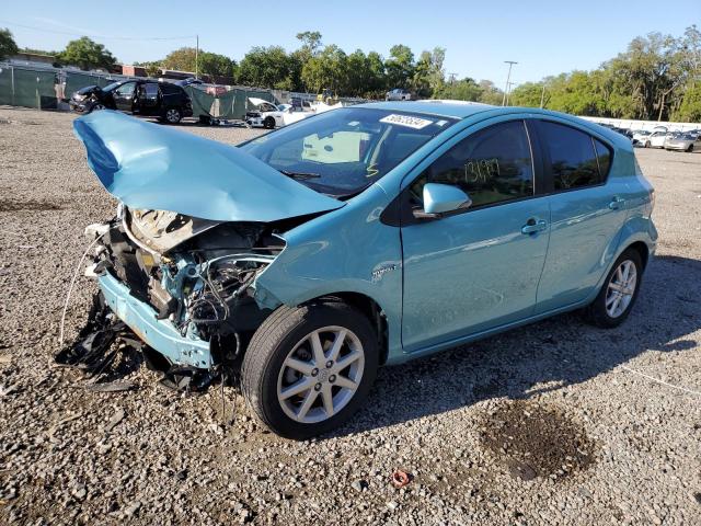 JTDKDTB39E1067364 - 2014 TOYOTA PRIUS C TURQUOISE photo 1