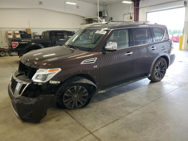 JN8AY2NC5J9554065 - 2018 NISSAN ARMADA SV BURGUNDY photo 1