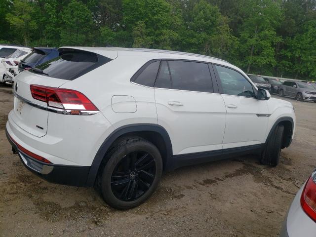 1V21E2CA6LC220928 - 2020 VOLKSWAGEN ATLAS CROS SE Blanc photo 3