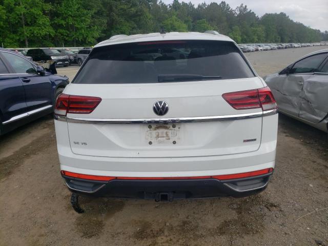 1V21E2CA6LC220928 - 2020 VOLKSWAGEN ATLAS CROS SE Blanc photo 6