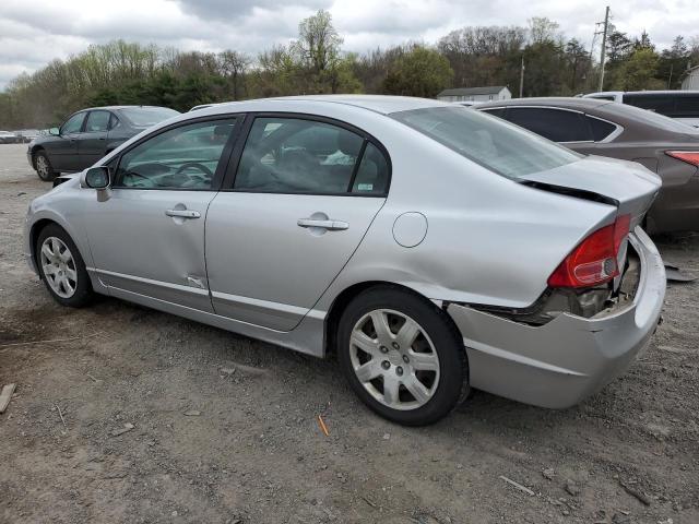 2HGFA155X7H510865 - 2007 HONDA CIVIC LX SILVER photo 2