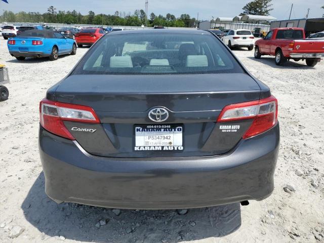 4T4BF1FKXCR172184 - 2012 TOYOTA CAMRY BASE GRAY photo 6