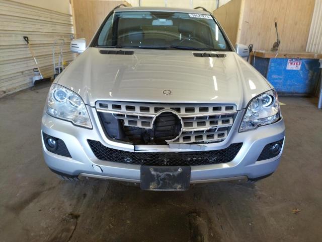4JGBB8GB9BA628656 - 2011 MERCEDES-BENZ ML 350 4MATIC SILVER photo 5