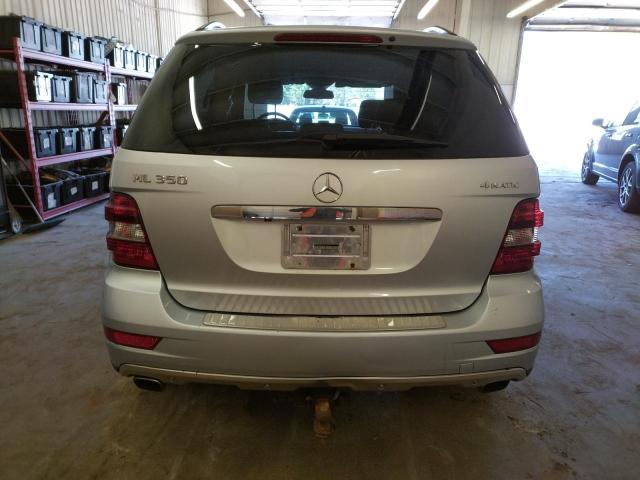4JGBB8GB9BA628656 - 2011 MERCEDES-BENZ ML 350 4MATIC SILVER photo 6