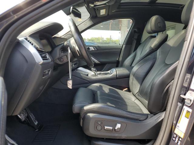 5UXCY6C05M9G75706 - 2021 BMW X6 XDRIVE40I GRAY photo 7