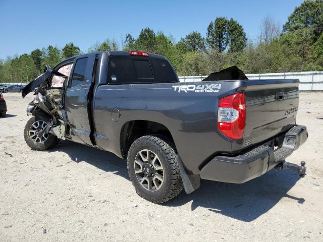 5TFUY5F17GX582185 - 2016 TOYOTA TUNDRA DOUBLE CAB SR/SR5 GRAY photo 2