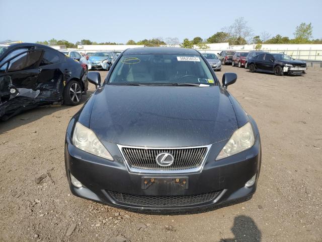 JTHBE262582015350 - 2008 LEXUS IS 350 GRAY photo 5