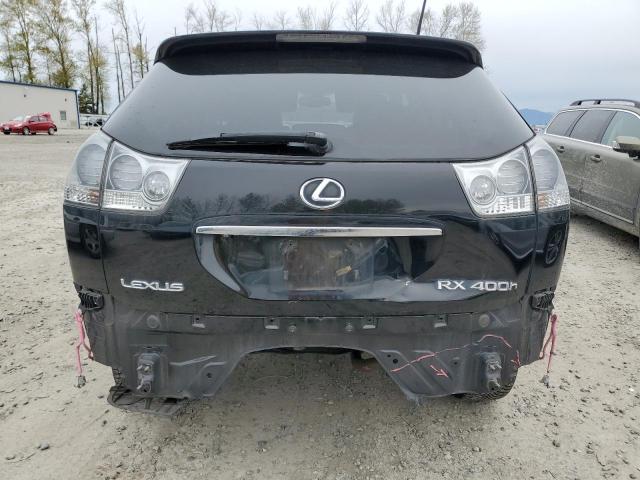 JTJHW31U560029438 - 2006 LEXUS RX 400 BLACK photo 6