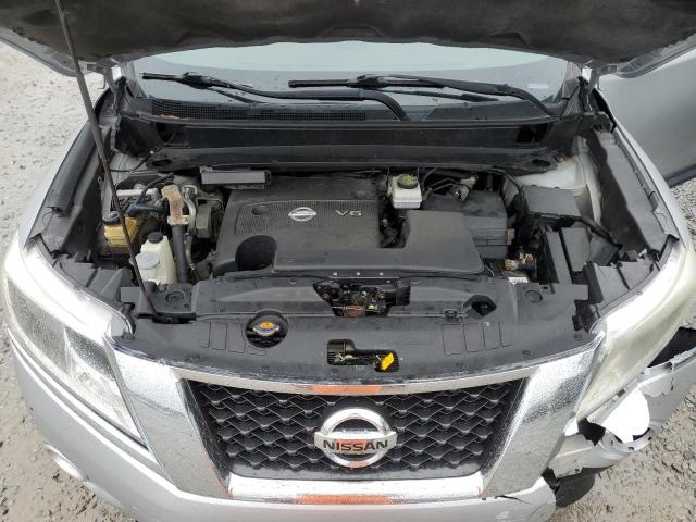 5N1AR2MM4DC635838 - 2013 NISSAN PATHFINDER S SILVER photo 11