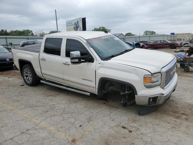 3GTU2VEC1EG403340 - 2014 GMC SIERRA K1500 SLT WHITE photo 4