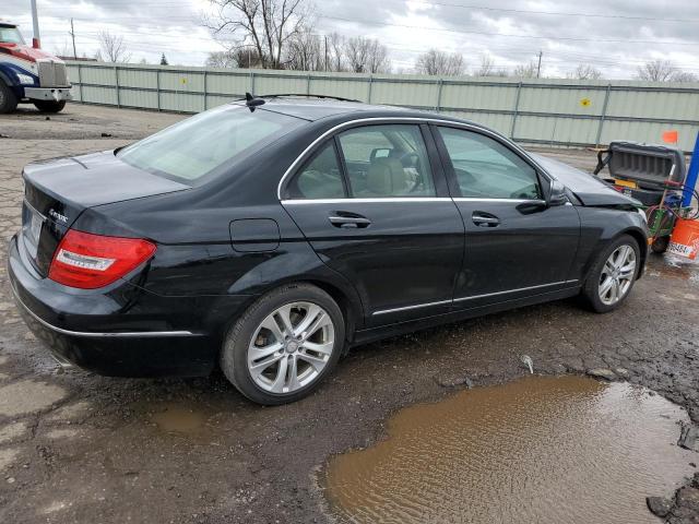 WDDGF8AB9DA833006 - 2013 MERCEDES-BENZ C 300 4MATIC BLACK photo 3