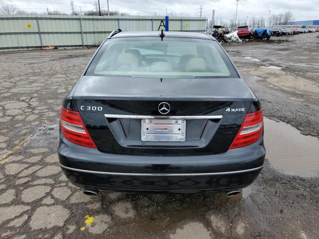 WDDGF8AB9DA833006 - 2013 MERCEDES-BENZ C 300 4MATIC BLACK photo 6