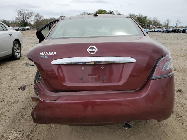 1N4AA5AP2DC803753 - 2013 NISSAN MAXIMA S MAROON photo 6