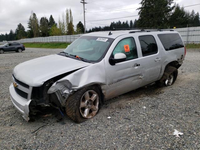 1GNSKJE73DR373203 - 2013 CHEVROLET SUBURBAN K1500 LT SILVER photo 1