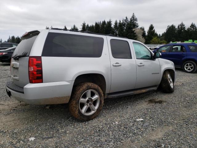 1GNSKJE73DR373203 - 2013 CHEVROLET SUBURBAN K1500 LT SILVER photo 3