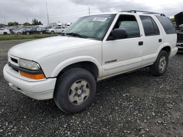 1GNDT13X73K113497 - 2003 CHEVROLET BLAZER WHITE photo 1