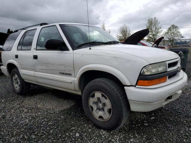 1GNDT13X73K113497 - 2003 CHEVROLET BLAZER WHITE photo 4