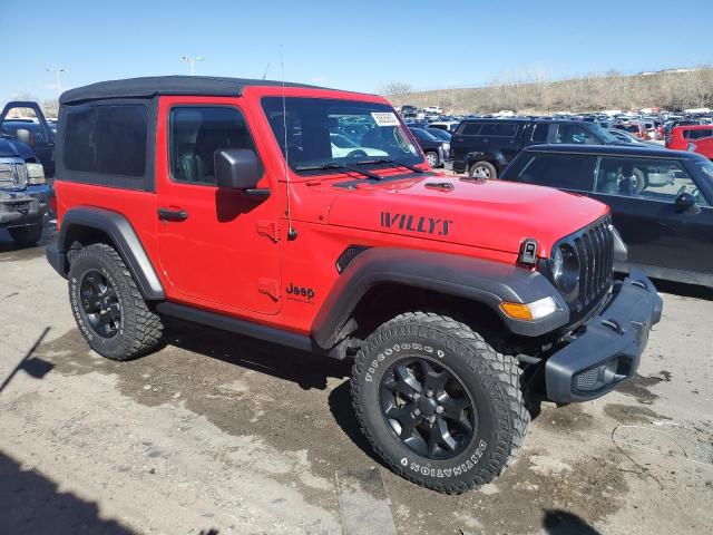 1C4GJXAN4MW570732 - 2021 JEEP WRANGLER SPORT RED photo 4