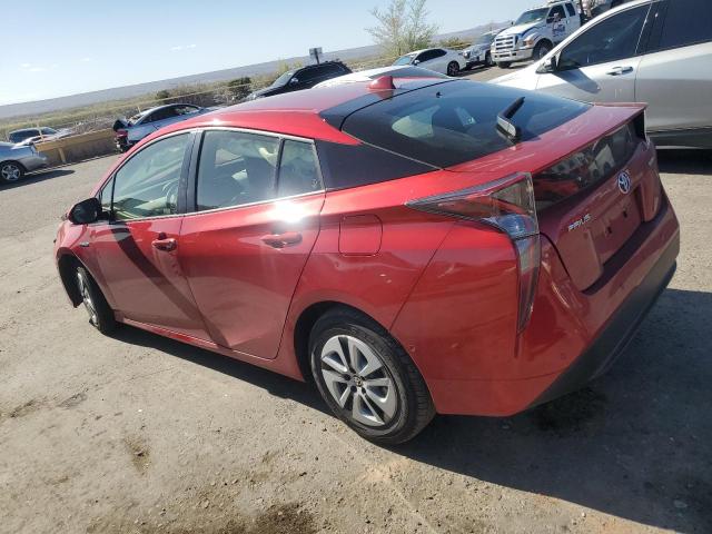 JTDKARFU0J3067783 - 2018 TOYOTA PRIUS RED photo 2