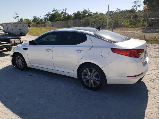 KNAGN4A72B5086112 - 2011 KIA OPTIMA EX WHITE photo 2